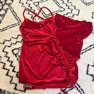 SHEIN Red Prom Dress